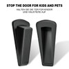 5pcs Big Rubber Doorstop Wedge Suitable for All Floors Non-Scratching