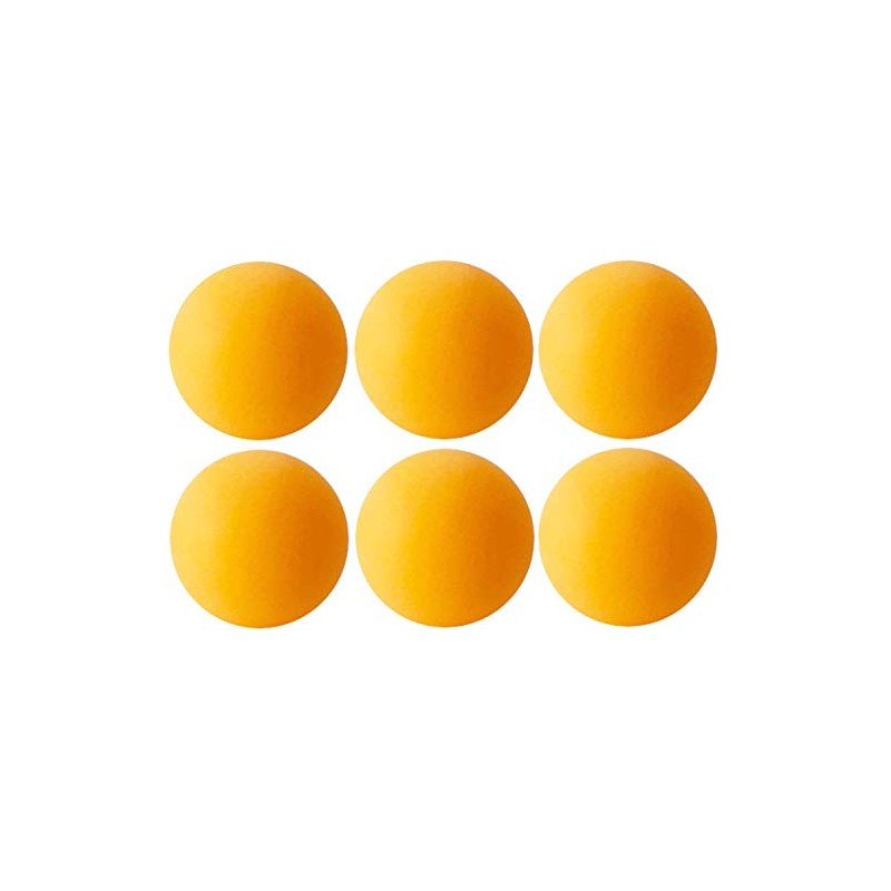 LLB SPORTS Table Tennis Ball Leisure Training 6 Balls Orange