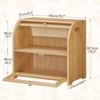 HOOBRO Bread Box, Bamboo Bread Box for Kitchen Countertop, 2