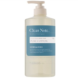 Kerasis Clean Note Body Wash Pure Cotton, 800ml, 1 piece / 케라시스 클린노트 바디워시 퓨어 코튼, 800ml, 1개