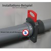 Air Gate Valve | Blastgate DN 50 with Sleeve -