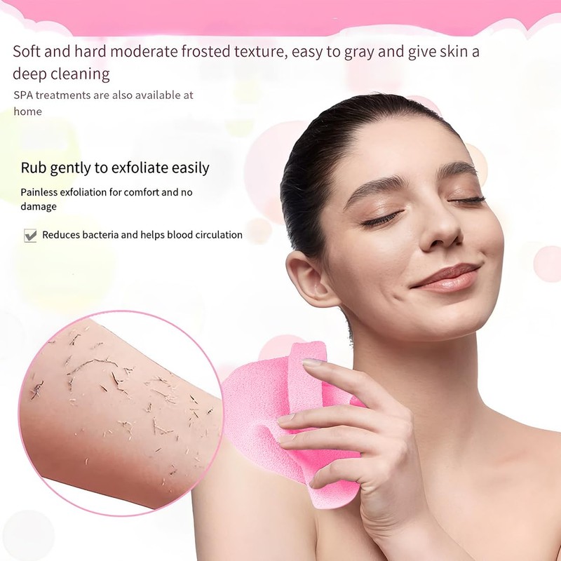 Rückenbürste für Körperpeeling, Doppelseitig Rückenwaschgurt, Rückenbürste für Körperpeeling, Körperpeeling Rücken