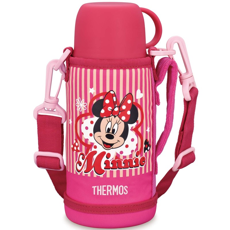 Thermos Vacuum Insulated 2-Way Bottle 0.6L/0.63L Minnie Pink FHO-601WFDS P