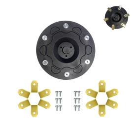 GHHQIANG Replacement Cutter Disc & Lawnmower Blade,6-Blade Disc Compatible with Segway Navimow Robot Lawn Mower i105N, i108N & i110N,Includes 1 Cutting Disc 12 Blades and 12 Screws