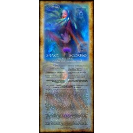 Native American Zodiac Power Totem Scroll: Snake - Scorpio