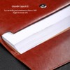 PROMOTEUP A4 A5 PU Leather Document Holder with Metal Button,