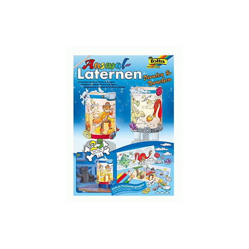 Folia 953 Colouring-In Lantern Pirates and Dragon