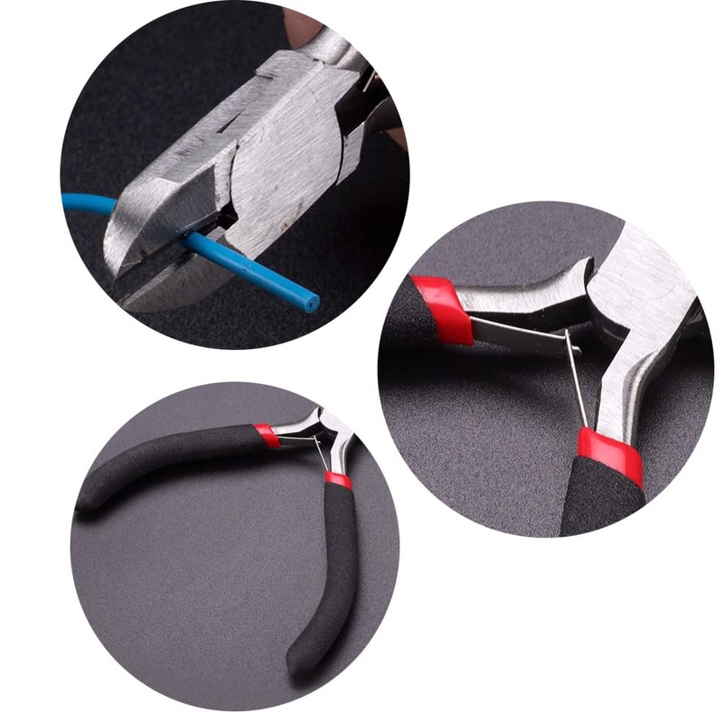 Mini Diagonal Side Cutting Pliers Wire Cutter for Jewelry Making,Hobby