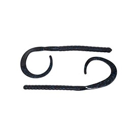 X-Zone Lures 26910 11" Blitz Worm, Black Blue Flake