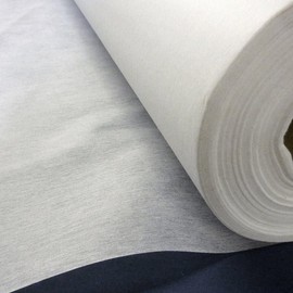 TFG Iron On 125cm Wide Fusible Interfacing Fabric Lightweight White by The Metre Precut Length Premium Quality Backing Heat & Bond Sewing Crafts (1 Metre)