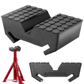 AUTOXBERT Rubber Car Axle Jack Pad Jacking Stand Pad Adapter Frame Rail Protector Lifting*