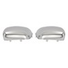 HECASA Front Pair Left&Right Hood Mirror Cover Compatible with 2008-2017