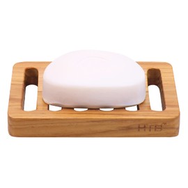 HTB HTB-SH1 Soap Case, Soap Stand, Wooden Soap Holder, Soap Tray, Stylish, For Sponges, Eco Material, Sustainable, Soap Stand, Washroom, Bath