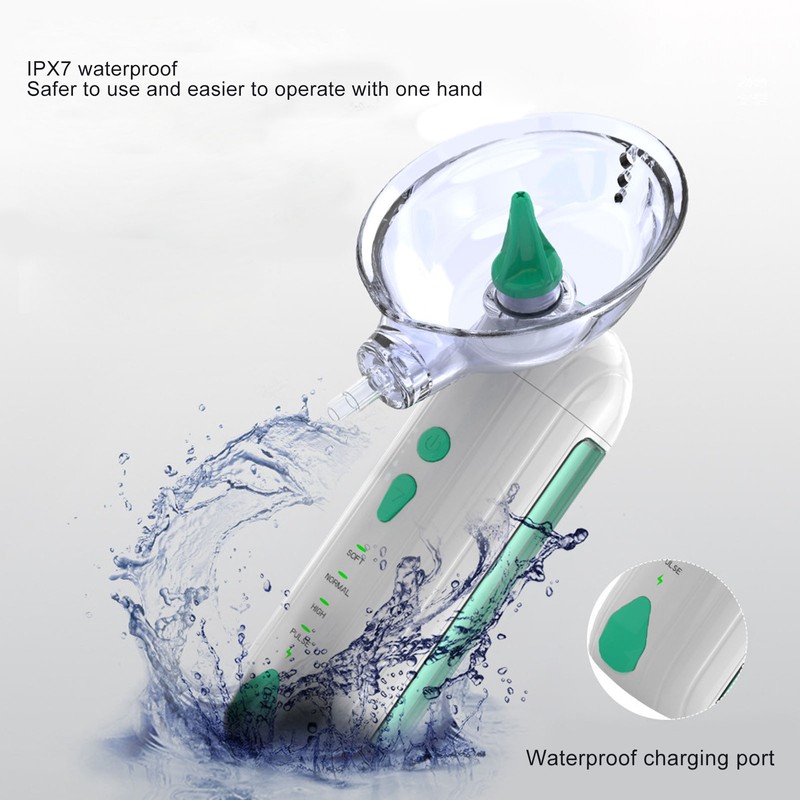 Electric Ear Wax Removal Tool with Ear Cup IPX7 Waterproof