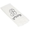 Avanti Linens - Monogram Embroided Fingertip Towel, 100% Cotton Bathroom