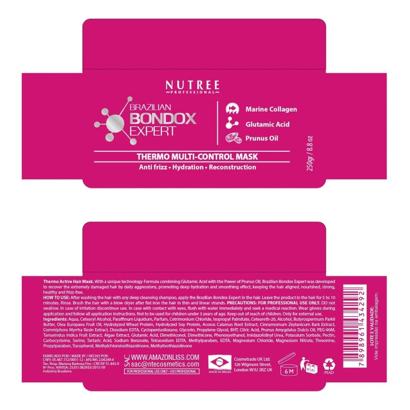 Máscara Para El Cabello Para El Cabello Dañado Tratamiento B