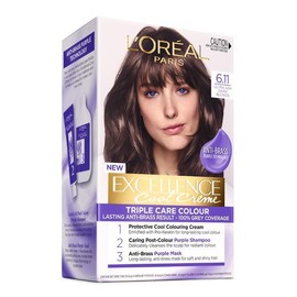 L'Oreal Paris Excellence Cool Creme Permanent Hair Colour 6.11 Ultra Ash Dark Blonde