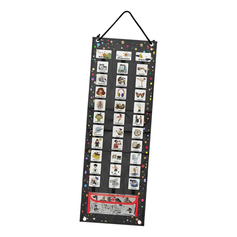 Horario Visual Para Niños Con 63 Tarjetas: Herramienta De