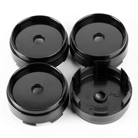 Rhinotuning DIY Wheel Center Cap, Set of 4 (Black, Outer Diameter 66.5mm / Inner Diameter 63mm)