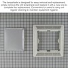 seork Bathroom Vent Fan Light Lens Cover Replacement Part Fits