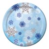 Creative Converting 8 Count Shimmering Flakes Paper Banquet Plates