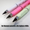 XNJIHWA 12PCS Infinity Pencils Black Refill Pencil Inkless Everlasting Pencil