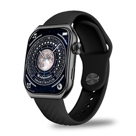 REDLEMON Smartwatch con Pantalla Táctil AMOLED 1.96'', Modo Deportivo Contador de Pasos, Monitor de Ritmo Cardiaco, Estrés y Presión Arterial, Resistente al Agua IP67, iOS y Android, Reloj Inteligente