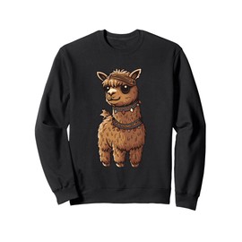 Boho Llama Alpaca Cute Andean Festival Spirit Sweatshirt