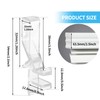 Waziaqoc 20PCS Hidden Valance Clips for 2 Inch Valance Channel,