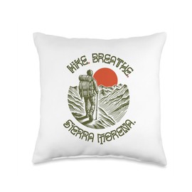 Mountaineering - Sierra Morena Throw Pillow