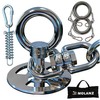 MOLANZ Dog Tie Out Stake with Shock Spring, Dual 20ft