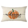 Ogiselestyle Welcome to Our Pumpkin Patch Throw Pillow Covers, 12