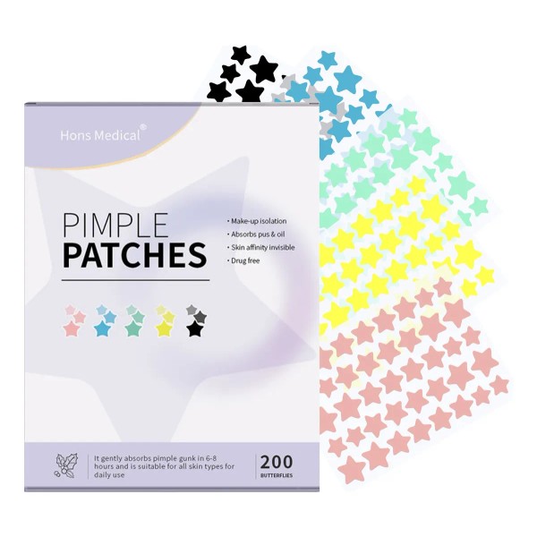 200pzs Mascarillas Estrella Para El Acne Espinillas Granos