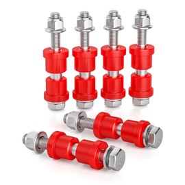 EZGO TXT Spring Bushing Kit With Screw Nut, Golf Cart Rear Leaf Spring Polyurethane Bushing and Sleeves for 1994-Up TXT and 1981-Up Club Car DS, GolfCart Suspension Replace Parts OE 70289G01 70291G02