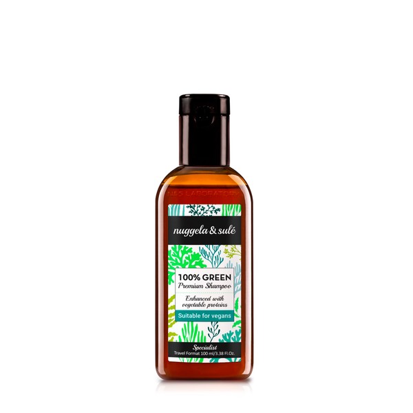 Nuggela & Sulé Polynesia-Keratin Shampoo. Mit Extrakt aus der roten Zwiebel und Keratin. Körper und Vitalität. Shampoo nach der Keratinbehandlung. Ohne Silikone, Salze oder Sulfate.1 x 100ml
