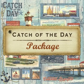 GRAPHIC 45 *CATCH OF THE DAY* COMPLETE PACKAGE ~ BEACH NAUTICAL *SHIPS FREE*