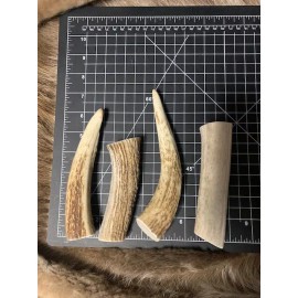 Undisclosed Medium Premium Elk Antler Dog Chew - 4 Pack