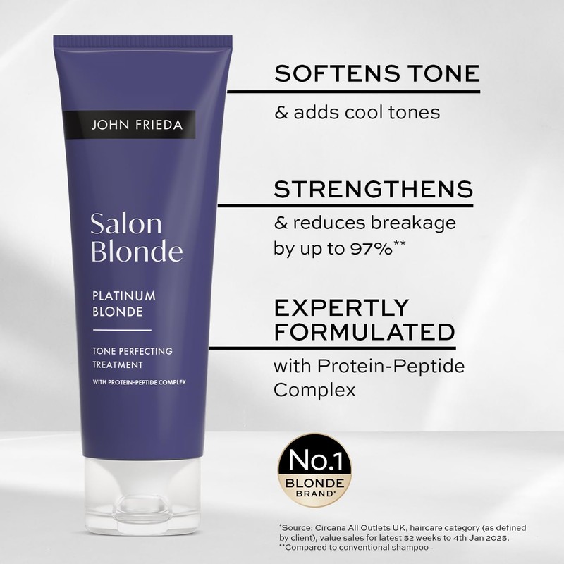John Frieda Salon Blonde Tone Perfecting Treatments Platinum 120ml