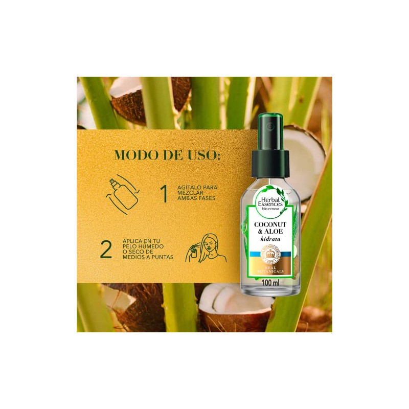 Herbal Essences Aqua Oil Bio:Renew Aloe & Extracto de Coco
