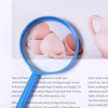 FNANJWQ 6 Pcs Kids Magnifying Glasses, 5X Colorful Portable Handheld