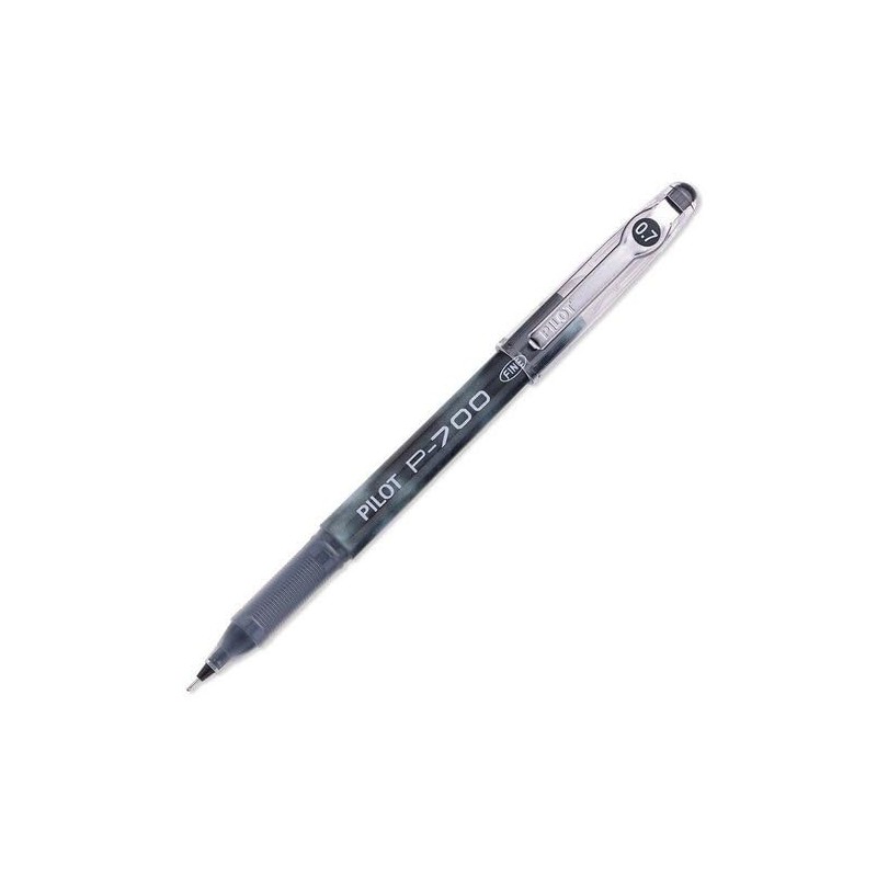 Pilot P-700 Rollerball Stick Gel Pen, Black Ink, Fine Point