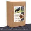 Solid Wood Blackbird Nesting Box - Weatherproof & Untreated, Wooden