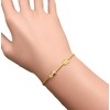 Gold Horizontal Arrow Chain Bracelet (Adjustable Link) Miss Fit Boutique