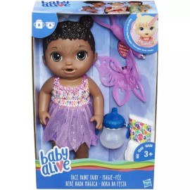 Baby Alive Face Paint Fairy, Blonde Hair, African American Age 3Y+  ~ New In Box