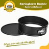 HIWARE 10 Inch Non-stick Springform Pan with Removable Bottom/Leakproof Cheesecake