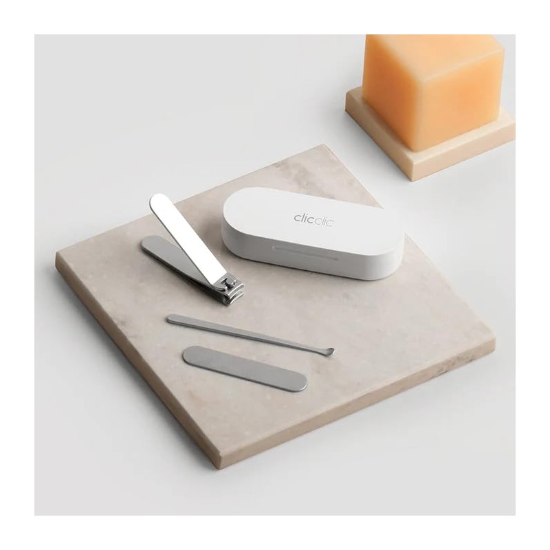 HOTO Nail Clipper Set Stainless Steel Nail Clipper Nail File