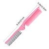 Healvian 1bag Foldable Anti-static Hair Comb Double-headed High Temperature Resistant