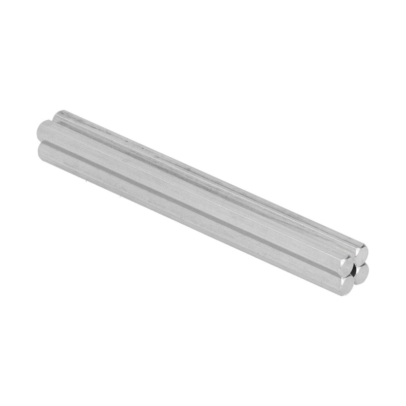 10Pcs Long Rod Nut Hex Coupling Straight Bar Stainless Steel