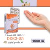 VED Vitamin D3 1000 IU SOFTGEL | 30 Days Supply