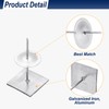 PATIKIL 30mm Self Stick Insulation Pins, 50Sets Washers Aluminum Insulation